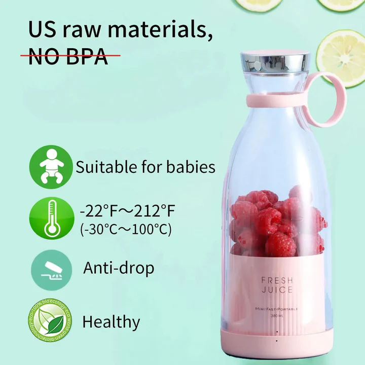 Portable MiniFruit Blender,Free shipping for 2 or more items